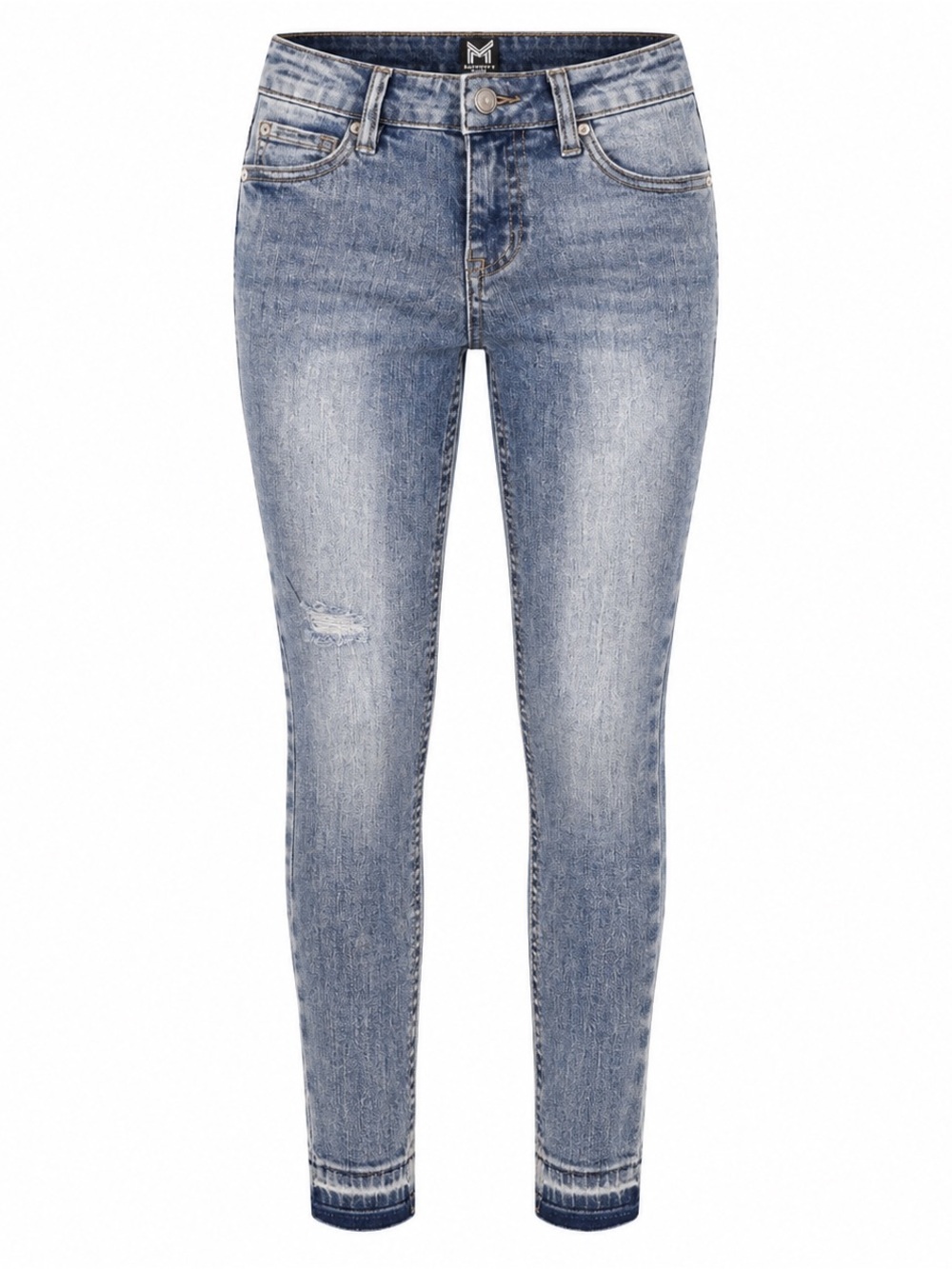 Members mark Kids Light Blue Stonewash Jeans - XS (4/5)